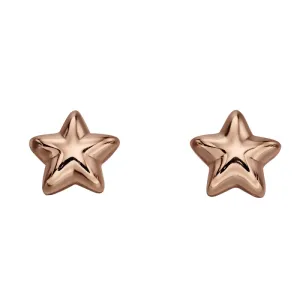 Little Star Sterling Silver Rose Gold Plated Amelia Childs Stud Earrings