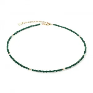 Little Twinkle Gold-Dark Green Necklace 2033/10-0521