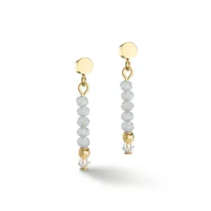 Little Twinkle Gold-Ice Blue Earrings 2033/21-0730
