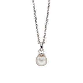 Little Star Sterling Silver Pearl Isla Childs Necklace
