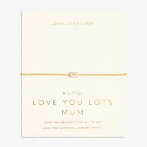 Love From Your Little Ones Love You Lots Mum Gold Plated Bracelet 6922