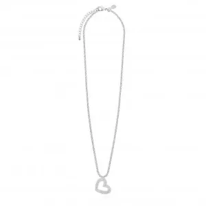 Lucia Lustre Heart Organic Pave Necklace 4800