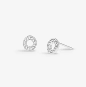 Lumia Circles Silver Plated Earrings 8652