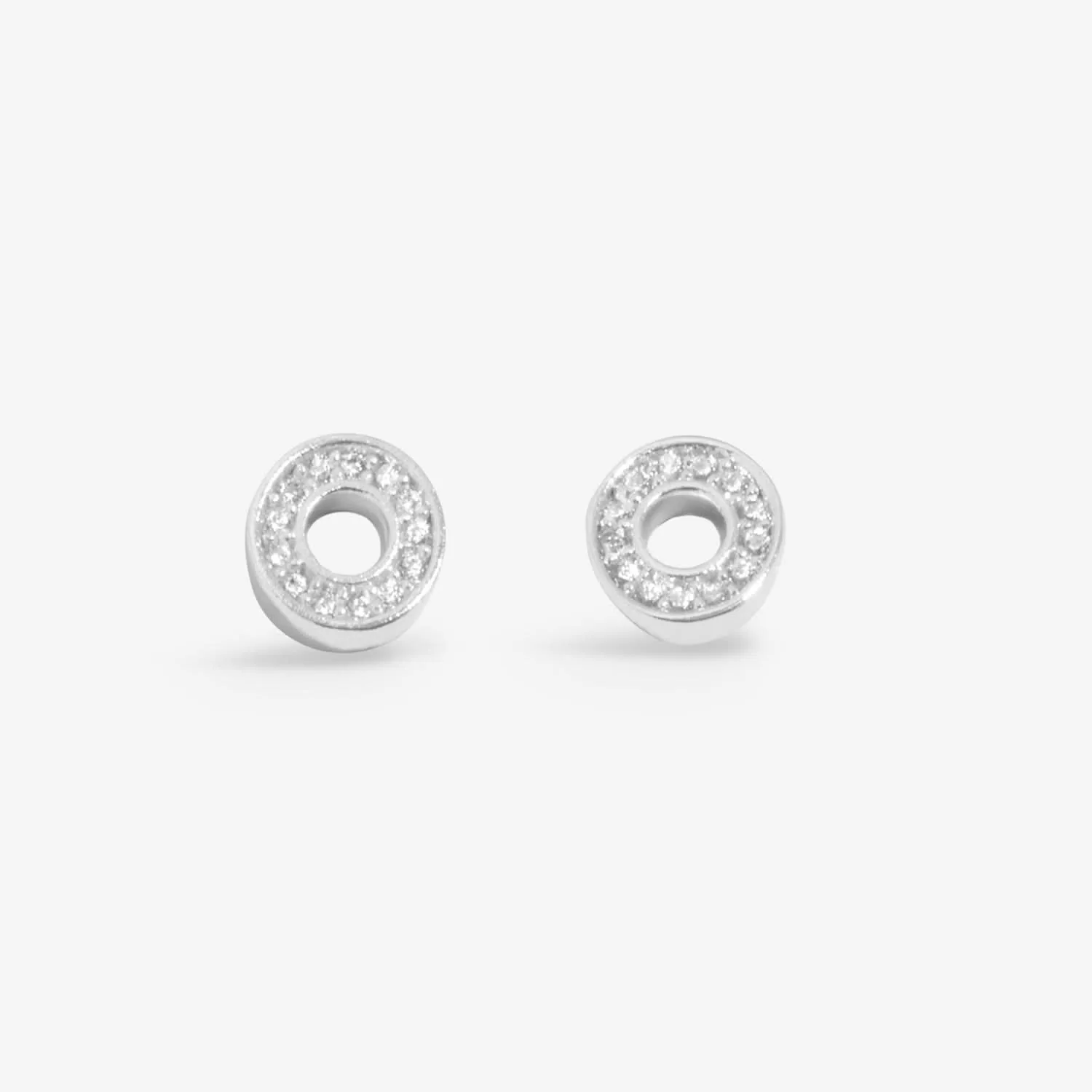 Lumia Circles Silver Plated Earrings 8652