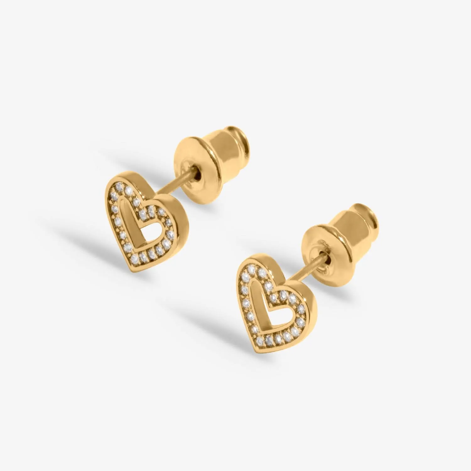 Lumia Heart Gold Plated Earrings 8648