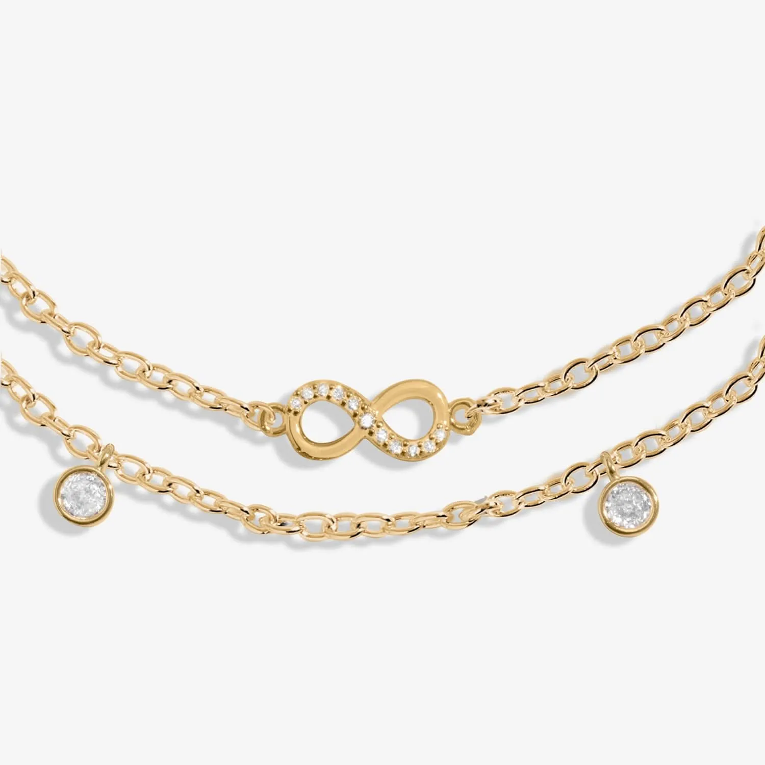 Lumia Infinity Gold Plated Bracelet 8641