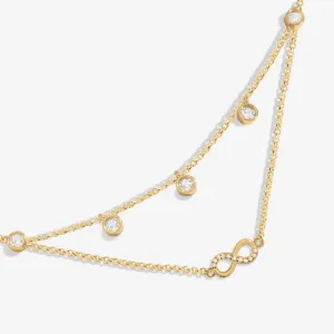 Lumia Infinity Gold Plated Necklace 8635
