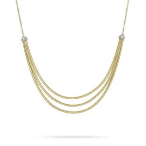 Marco Bicego Cairo 18ct Yellow Gold Diamond Necklace