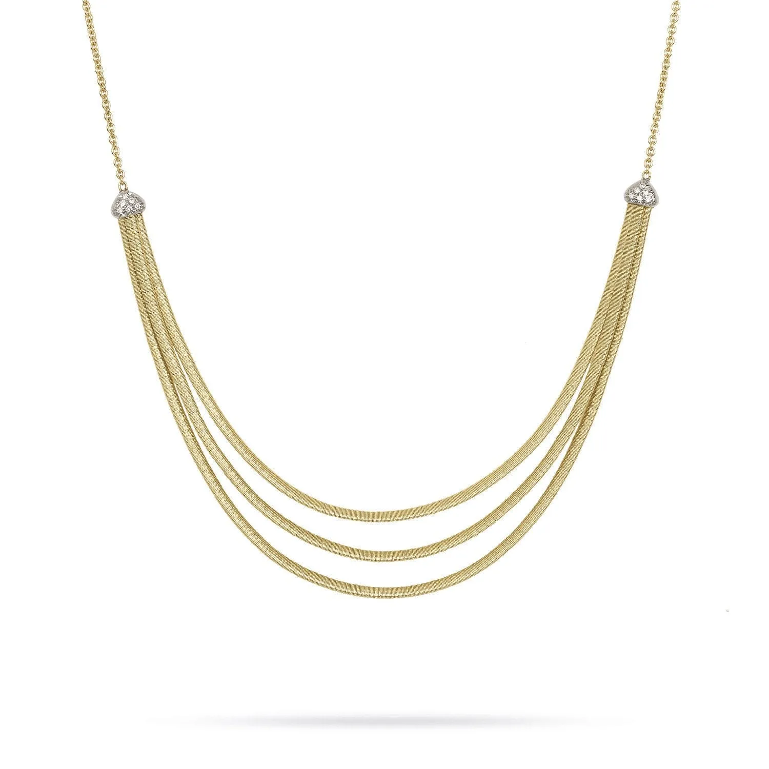 Marco Bicego Cairo 18ct Yellow Gold Diamond Necklace