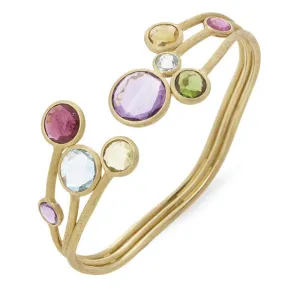 Marco Bicego Jaipur 18ct Yellow Gold Mixed Stone Bangle