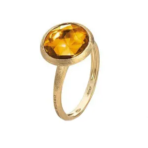 Marco Bicego Jaipur 18ct Yellow Gold Yellow Quartz Ring
