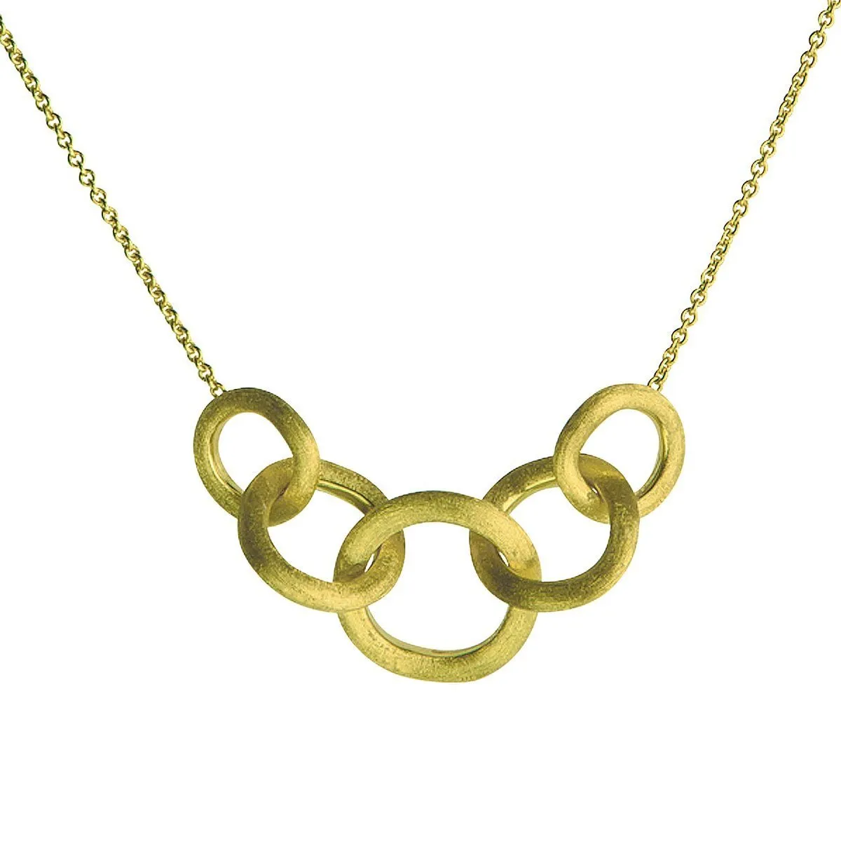 Marco Bicego Jaipur Link 18ct Yellow Gold Graduated Necklace