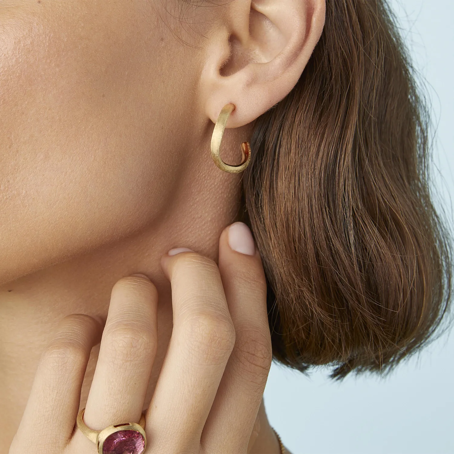 Marco Bicego Jaipur Link 18ct Yellow Gold Hoop Earrings