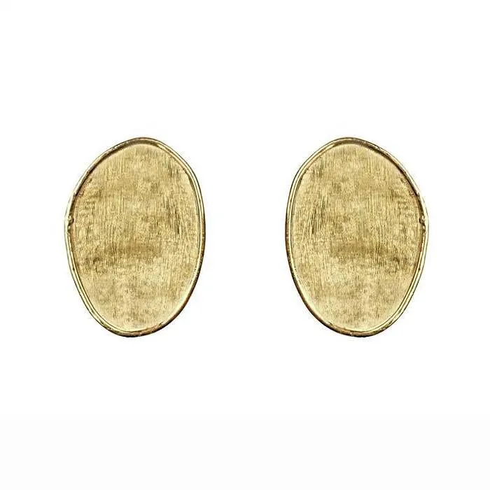 Marco Bicego Lunaria 18ct Yellow Gold Petal Stud Earrings D