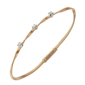 Marco Bicego Marrakech 18ct Rose Gold 0.15ct Diamond Bracelet