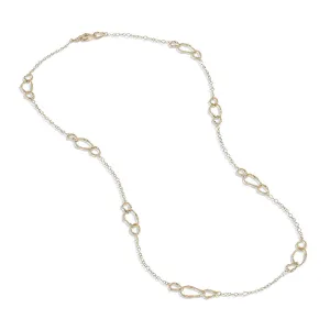 Marco Bicego Marrakech Onde 18ct Yellow Gold Chain Link Necklace