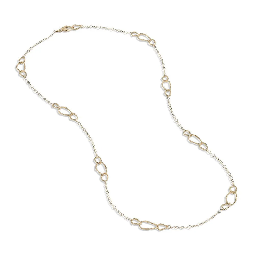Marco Bicego Marrakech Onde 18ct Yellow Gold Chain Link Necklace