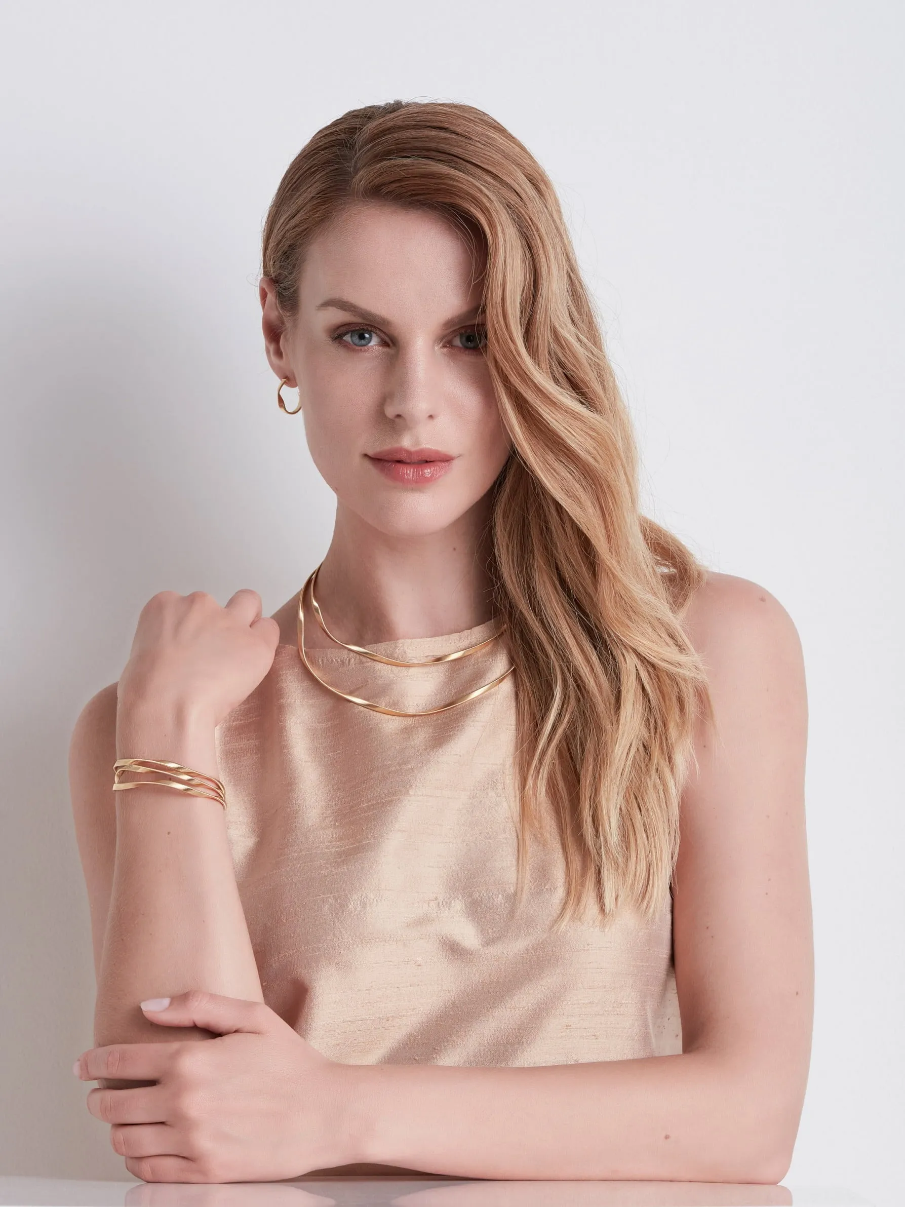 Marco Bicego Marrakech Supreme 18ct Yellow Gold Three Row Bracelet