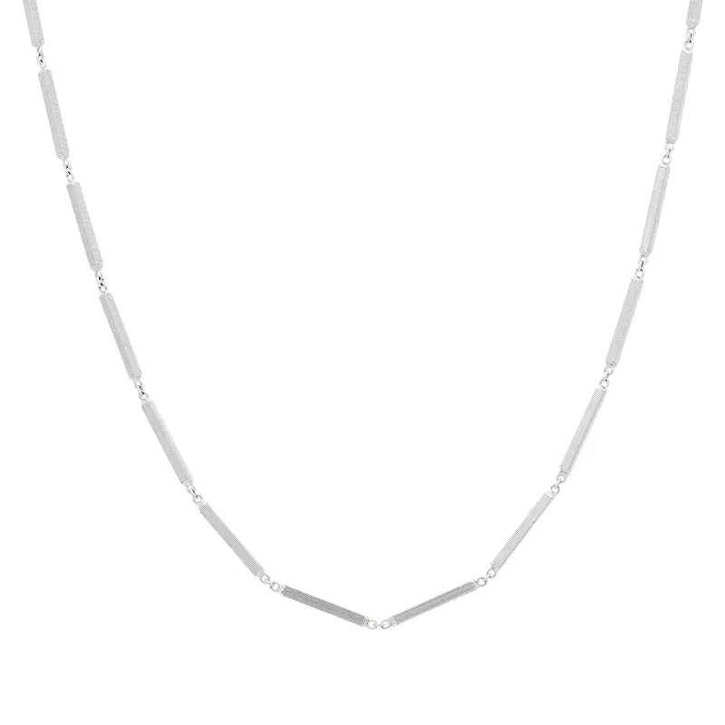 Marco Bicego Uomo 18ct White Gold Unisex Link Necklace D