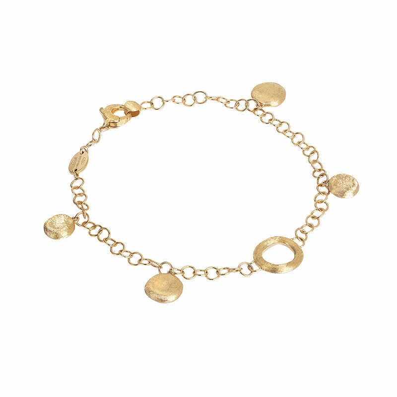Marco Bicego Jaipur Link 18ct Yellow Gold Circle Link Bracelet