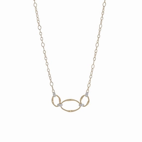 Marco Bicego Marrakech Onde 18ct Yellow Gold Diamond Necklace