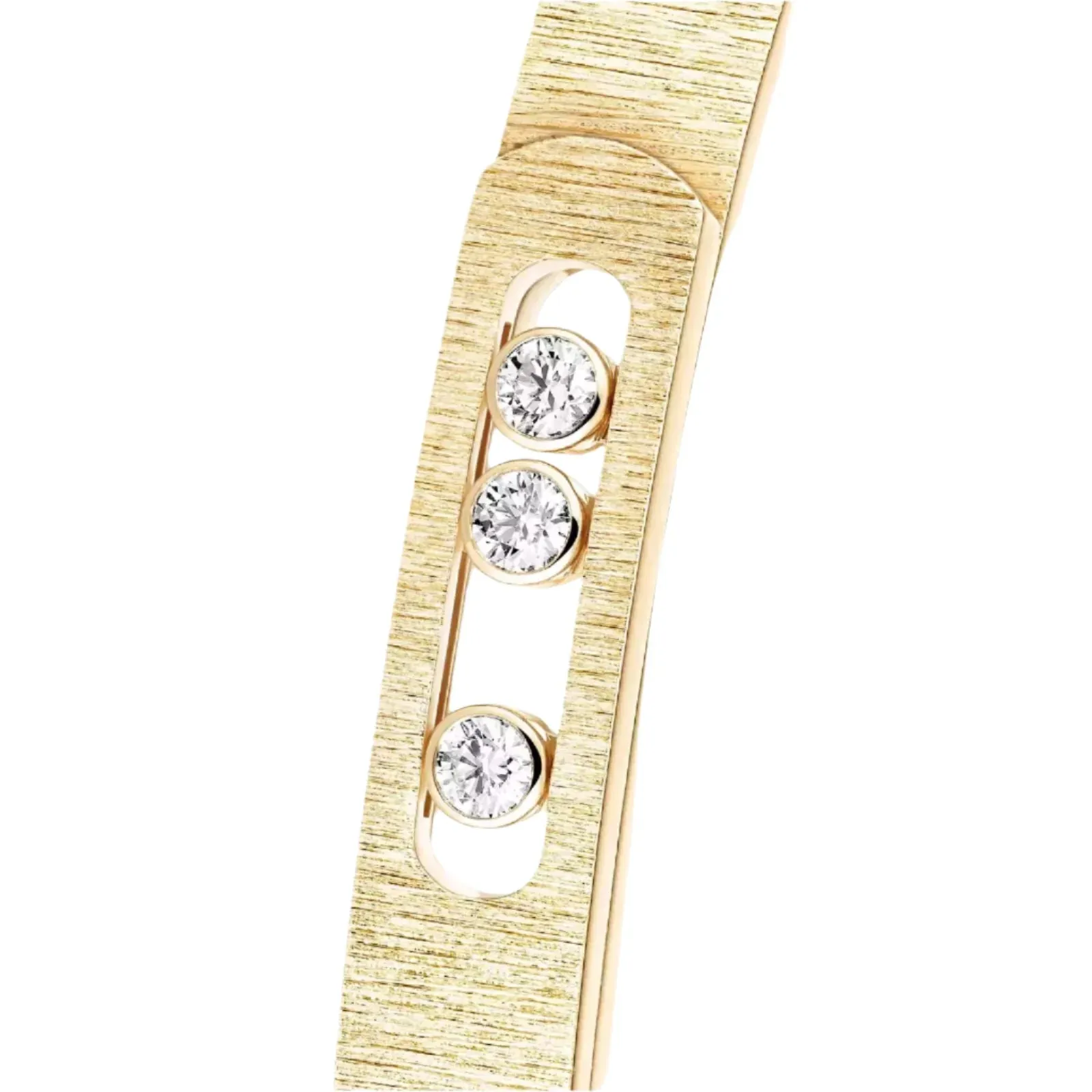 Messika Move Noa Cisel 18ct Yellow Gold 0.15ct Diamond Bangle