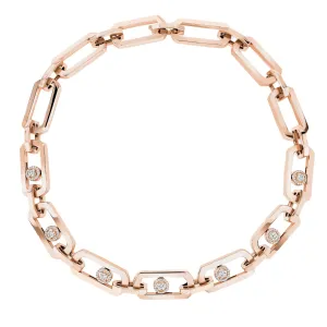 Messika So Move 18ct Rose Gold 1.42ct Diamond Necklace