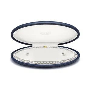 Mikimoto 18ct Yellow Gold Pearl Akoya Pearl Necklace & Stud Earrings Gift Set