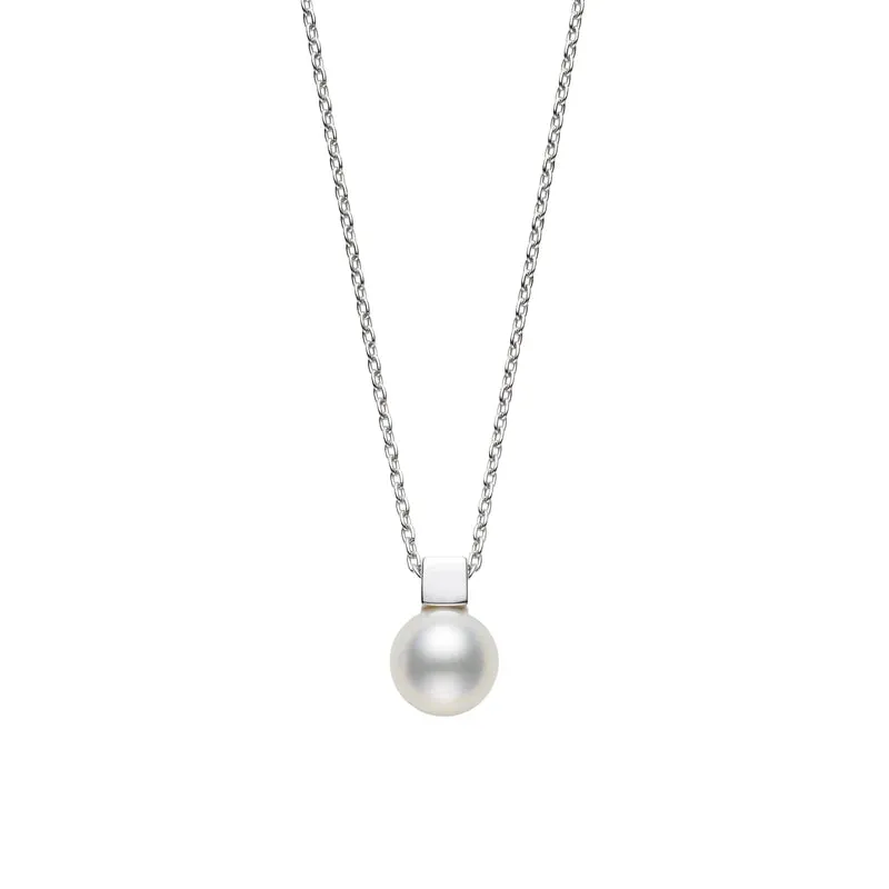 Mikimoto Classic 18ct White Gold White Akoya Pearl Necklace