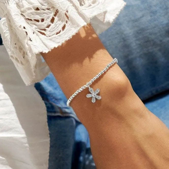 Mother's Day A Little If Mums Were Flowers I'd Pick You Silver Plated 17.5cm Bracelet 6862
