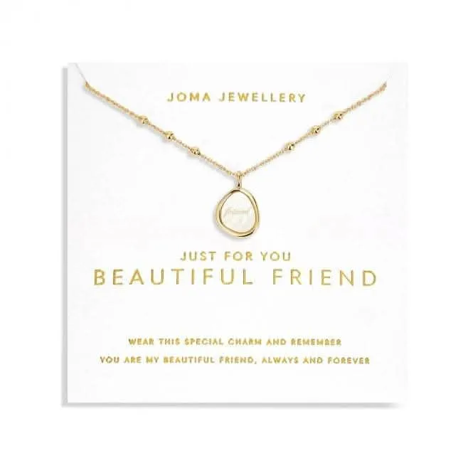 My Moments 'Just For You Beautiful Friend' Necklace 5791