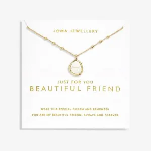 My Moments 'Just For You Beautiful Friend' Necklace 5791