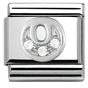 Nomination Charm Composable Classic Alphabet O Steel