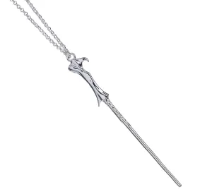 Official Harry Potter Sterling Silver Lord Voldemort Wand Necklace