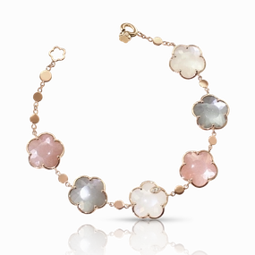 Pasquale Bruni Bouquet Lunaire 18ct Rose Gold Diamond Moon Gems Bracelet