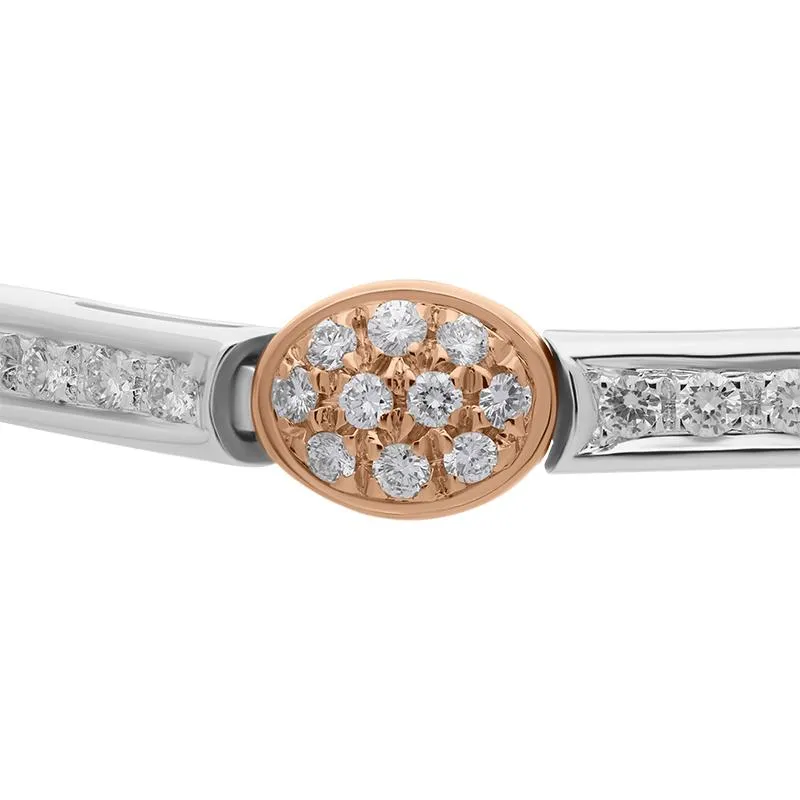 Picchiotti 18ct Rose and White Gold 1.54ct Diamond Bracelet D