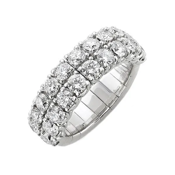 Picchiotti Xpandable 18ct White Gold 2.26ct Diamond Half Eternity Ring