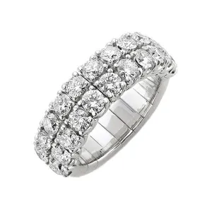 Picchiotti Xpandable 18ct White Gold 2.26ct Diamond Half Eternity Ring