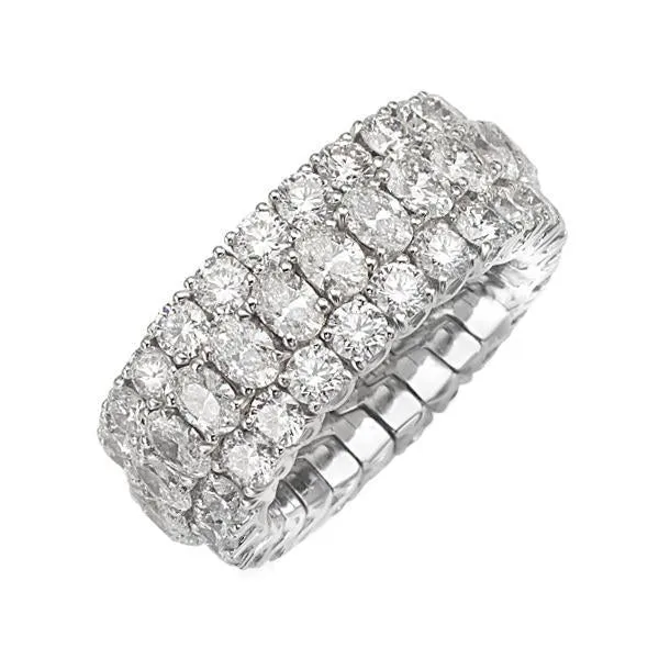 Picchiotti Xpandable 18ct White Gold 7.48ct Diamond Eternity Ring
