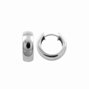 Plain Chunky 13mm Hoop Earrings 66846HP