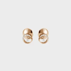 Ponte Vecchio 18ct Rose Gold 0.23ct Diamond Stud Earrings