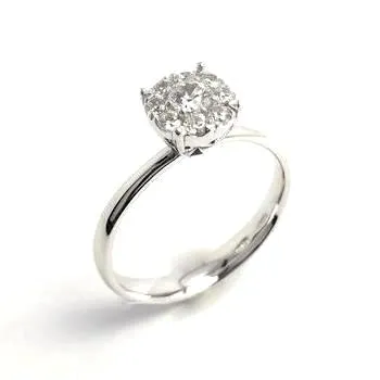 Ponte Vecchio Artemide 18ct White Gold 0.35ct Diamond Ring