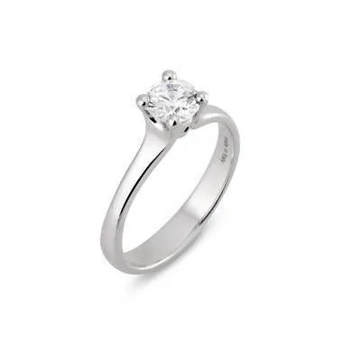 Ponte Vecchio Love Promise 18ct White Gold 0.50ct Diamond Solitaire Ring