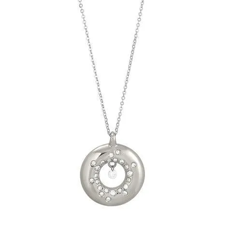 Ponte Vecchio Vega 18ct White Gold 0.18ct Diamond Circle Necklace