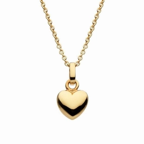 Puff Heart Gold Plated Pendan 90C1GD