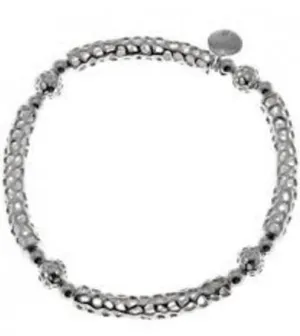 Rachel Galley Sterling Silver Bar Elasticated Bracelet D