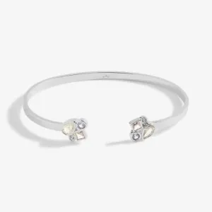 Radiant Treasures Gems Silver 6cm Bangle 5835