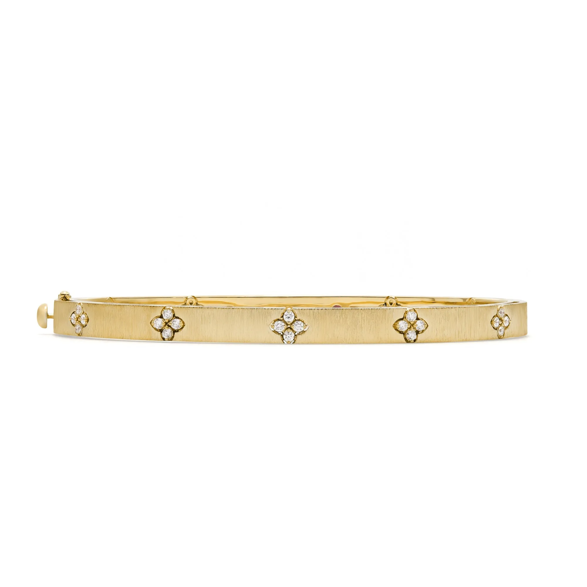 Roberto Coin Love in Verona 18ct Yellow Gold Diamond Bangle