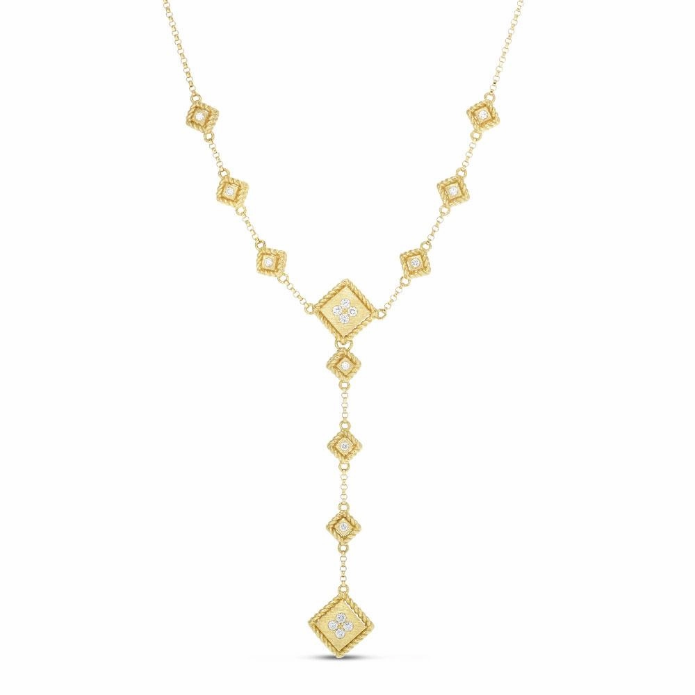 Roberto Coin Palazzo Ducale 18ct Yellow Gold Diamond Necklace D