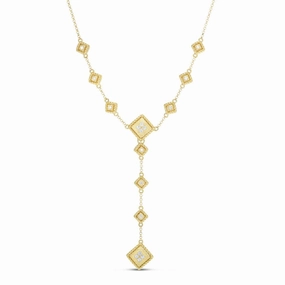 Roberto Coin Palazzo Ducale 18ct Yellow Gold Diamond Necklace D